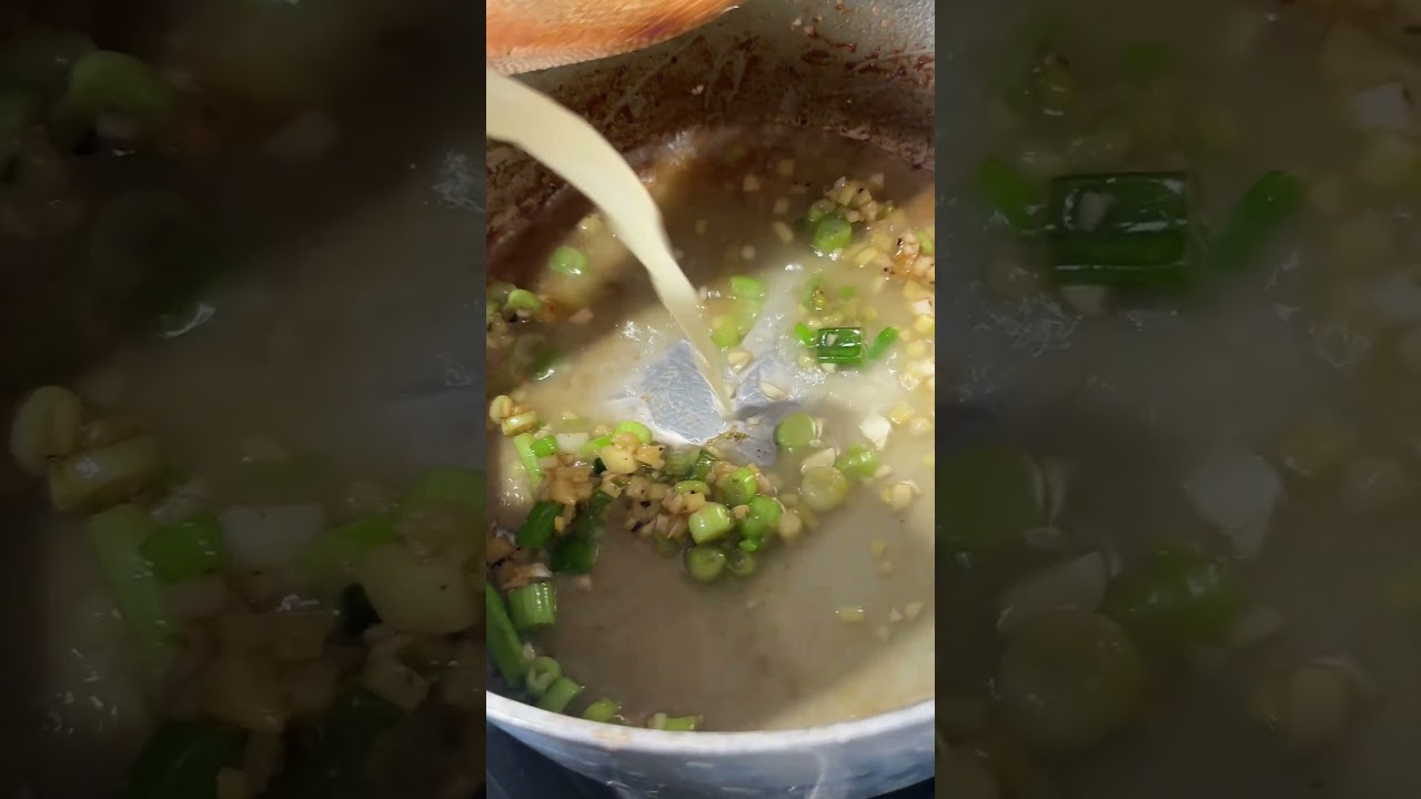 Seared miso chicken ginger broth #recipe #recipeoftheday #cookwithme #healthyrecipes #soup