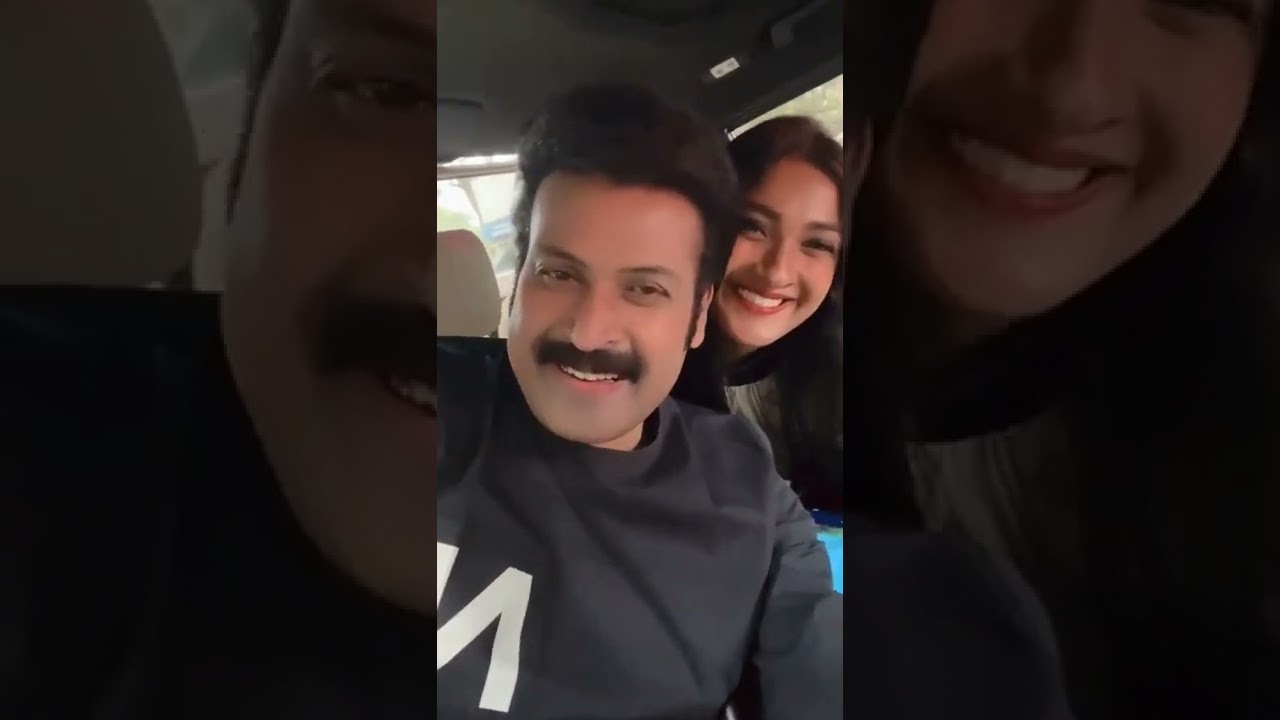 Manoj K jayan and his daughter