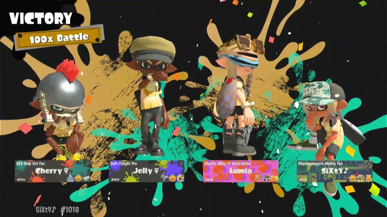 Splatoon 3 - 100x Battle (Ice Cream Splatfest)
