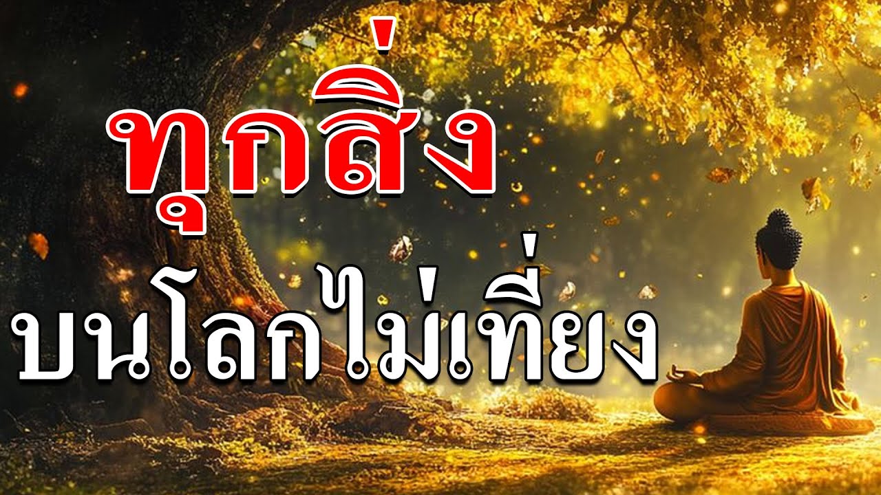 🌿 ทุกสิ่งบนโลก…ไม่เที่ยง 🌿พระพุทธเจ้าตรัสไว้ว่า“สังขารทั้งปวง ไม่เที่ยงหนอ”