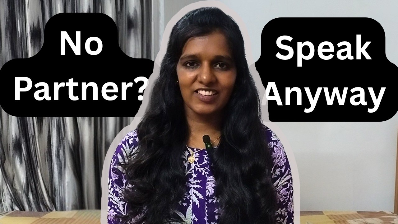 How to Speak English Alone at Home| No Partner Needed 