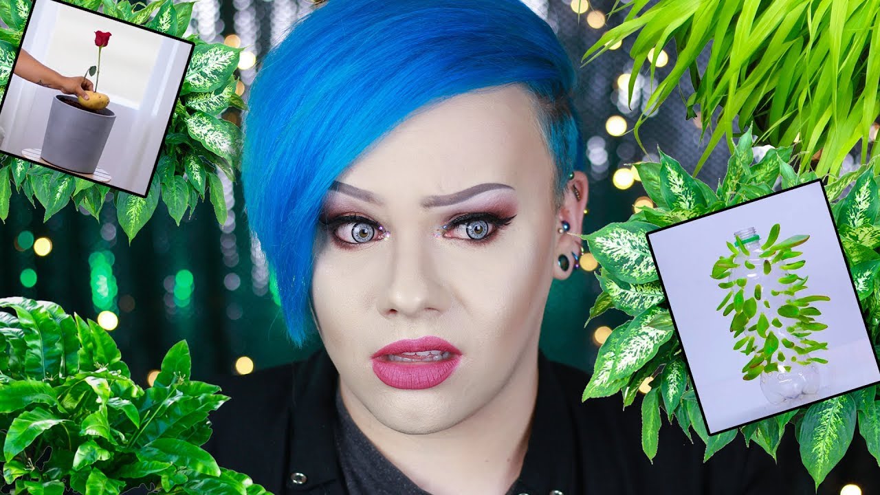 Reacting To Bad Plant Hacks - Growing Rose's from potatoes?! | Electra Snow