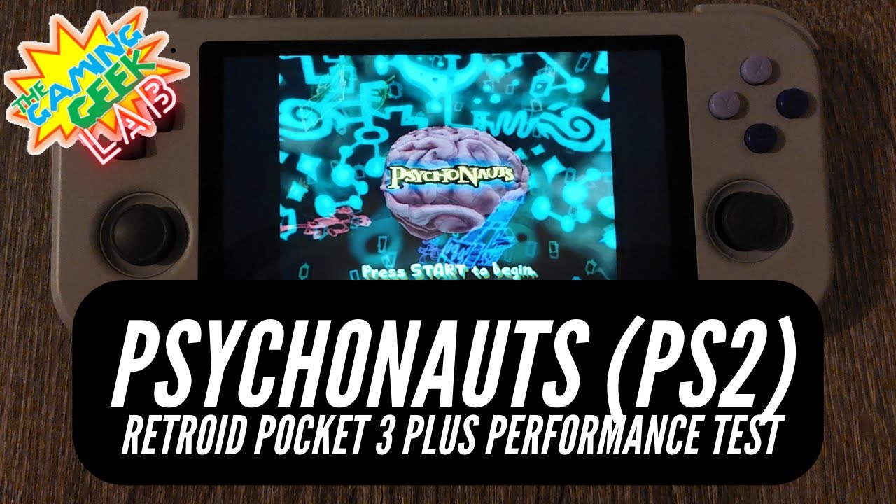 Retroid Pocket 3 Plus Performance Test - Psychonauts (PS2)