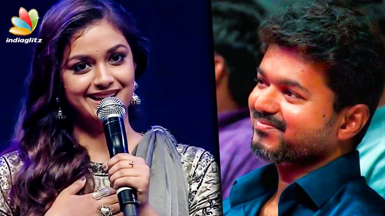 Podra vediya, adra melatha! : Keerthi Suresh Speech at Vijay's Sarkar Audio Launch | Sun TV LIVE