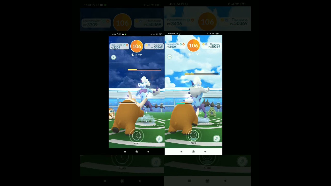 Thundurus totem vs 3 entrenadores (Finta/Onda Certera)
