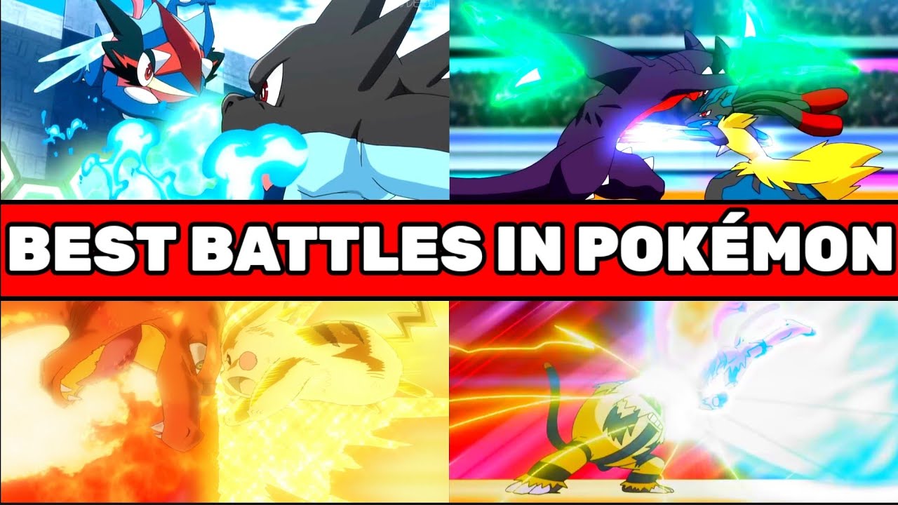 Top 10 best battles of Pokémon | Best fights in pokemon | Hindi