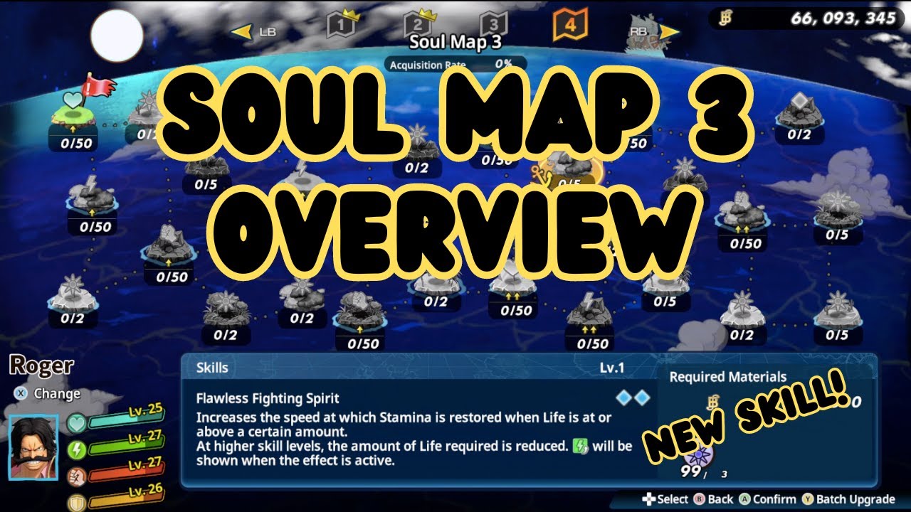 One Piece Pirate Warriors 4 NEW Soul Map 3 OVERVIEW!