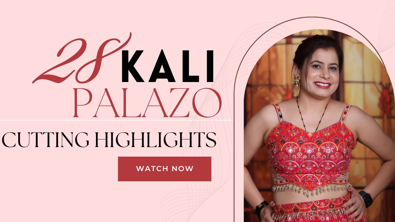 28 KALI PLAZO CUTTING | LIVE ONLINE OFFLINE CLASS HIGHLIGHTS | @talentedrituinsan