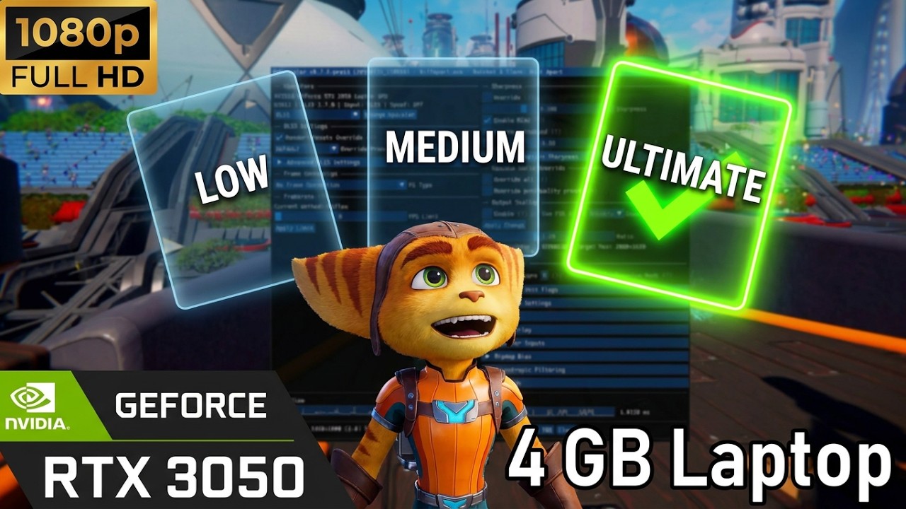 Ratchet & Clank Rift Apart | RTX 3050 4GB Laptop | 10750H | 2x16GB | Gameplay Medium+High Settings