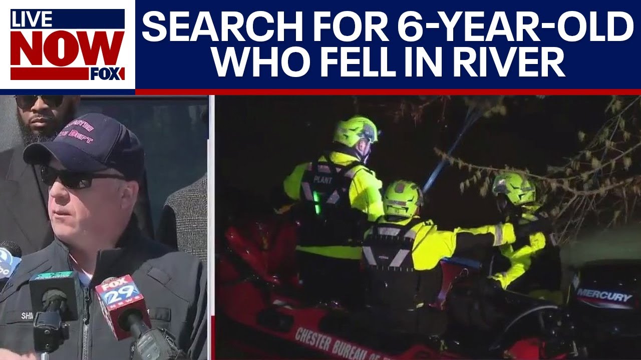 Chester Creek, PA missing girl: Recovery effort for 6-year-old who fell in river | LiveNOW from FOX