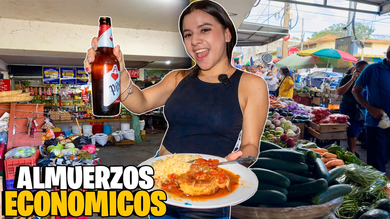 FUIMOS Por Almuerzos ECONÓMICOS En El Mercado Central De Sonsonate 