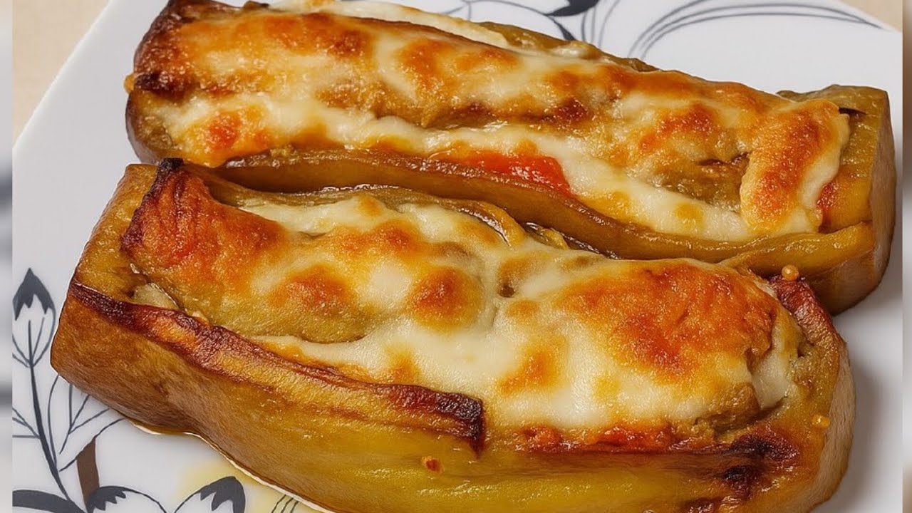 A dish you will love. Excellent and simple. Layered eggplant