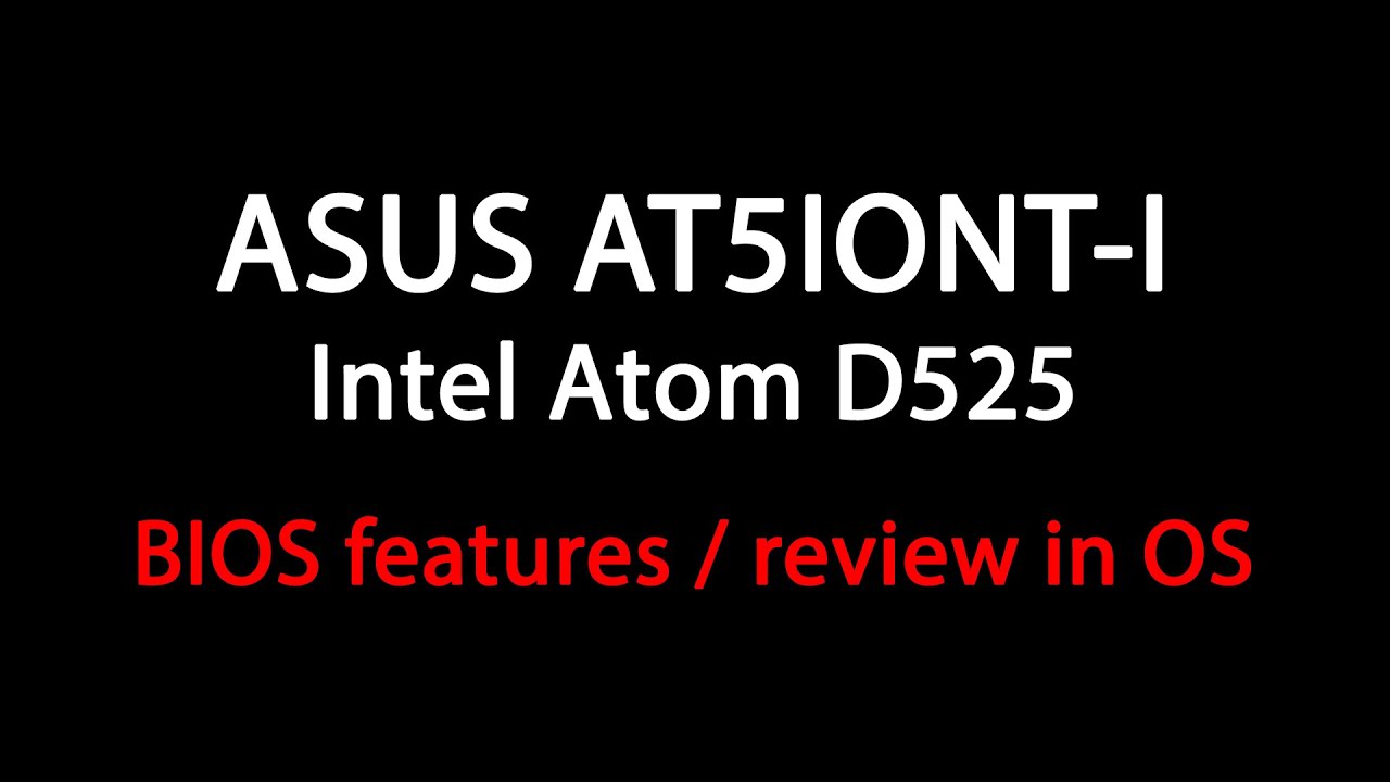 ASUS AT5IONT-I / Intel Atom D525 (OC) / 4096Mb RAM
