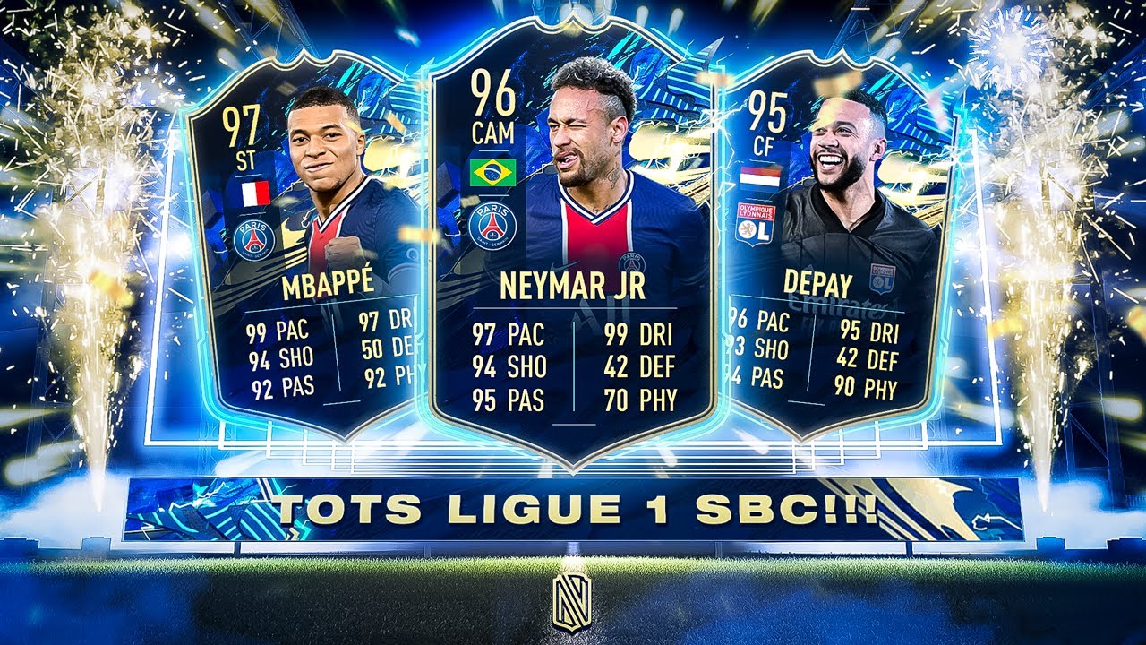 GUARANTEED LIGUE 1 TOTS SBC PACK! - FIFA 21 Ultimate Team