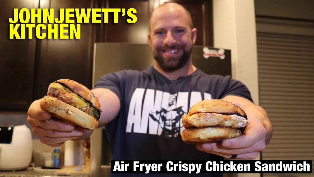 John Jewett's Kitchen: Air Fryer Crispy Chicken Sandwich