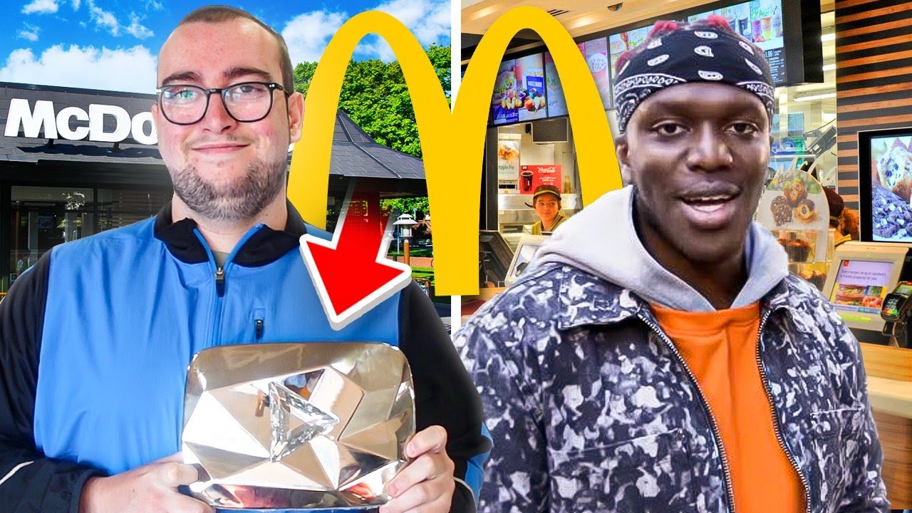 I took KSI’s Diamond Play Button to McDonalds...