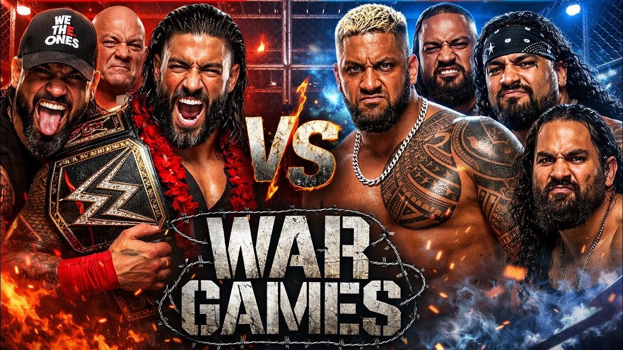 OG BLOODLINE VS NEW BLOODLINE WARGAMES WWE 2K25 GAMEPLAY 