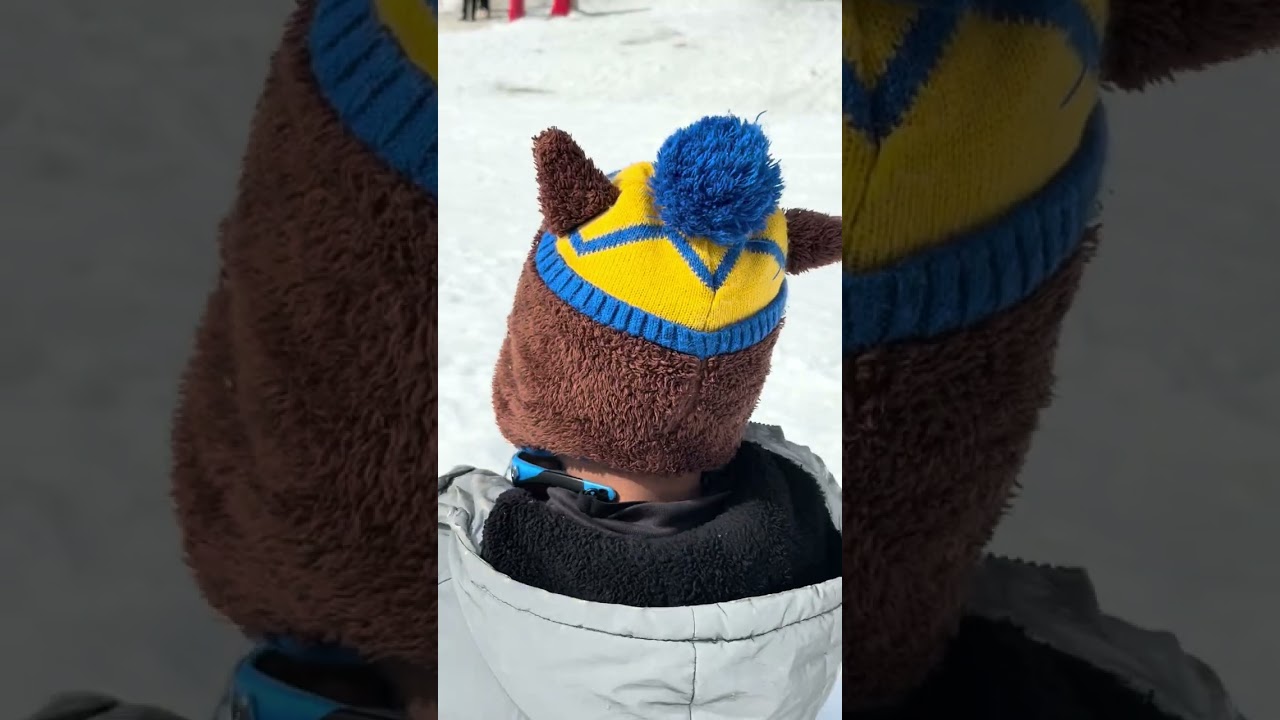 Cute Little skier ❤️ #subscribe #snow 
