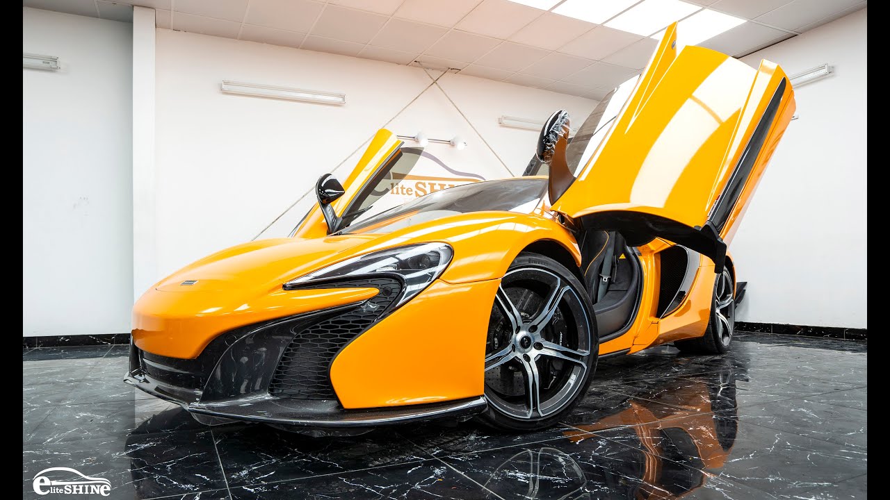 Mclaren 650s wrapped in 3M Bright Gloss Orange.