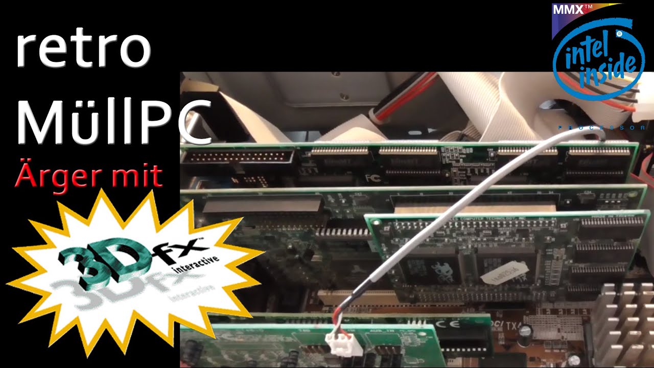 retro |Pentium PC| Teil 4 Voodoo 2 ist wohl Kaputt und wird ersetzt...