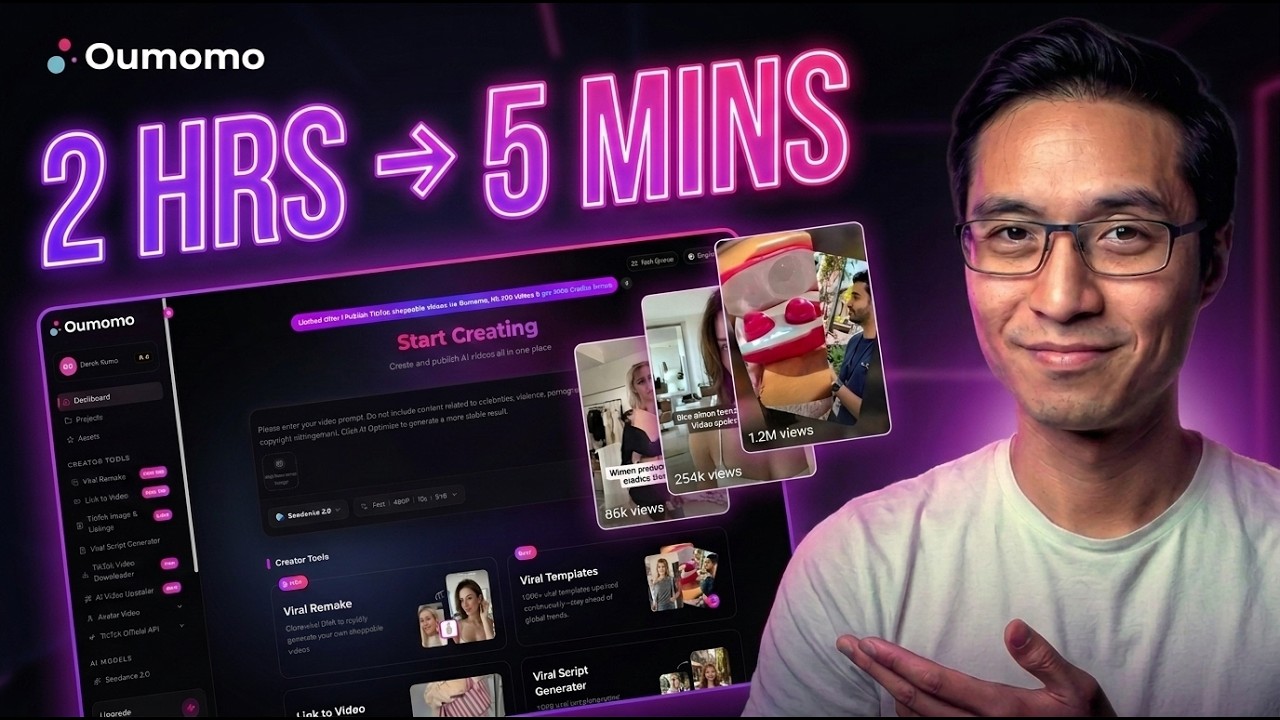 Generuj reklamy dla TikTok Shop 10x szybciej dzięki temu AI | Poradnik Oumomo