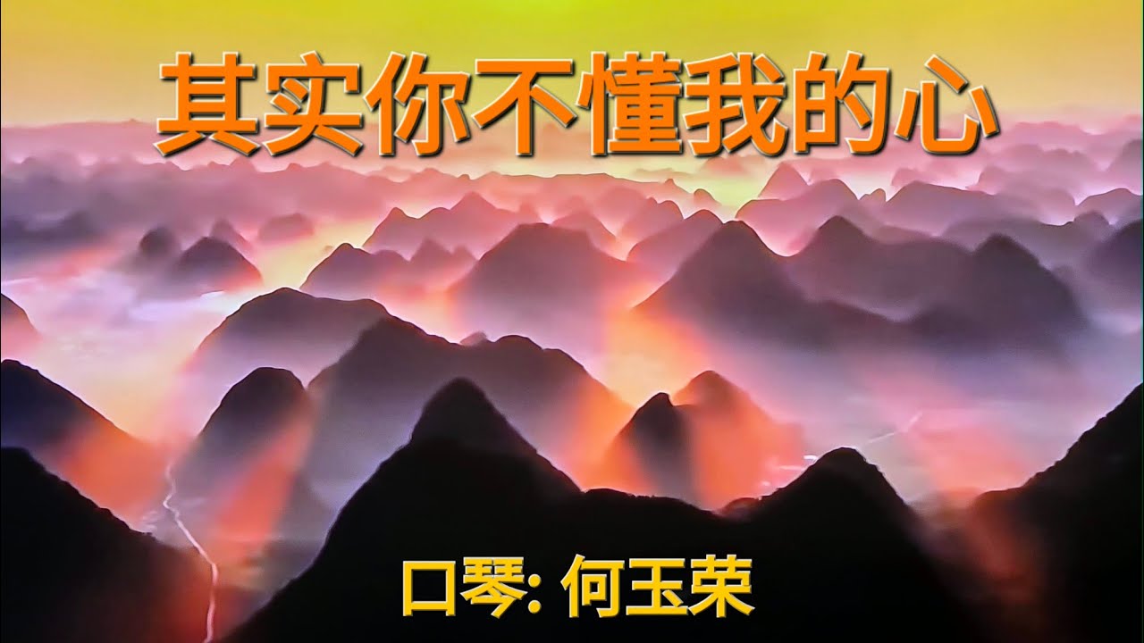 [其实你不懂我的心] ● [You Don't Know My Heart] ● 童安格 ● 口琴演奏 ● Dr Ho / 口琴金曲 ● Harmonica 