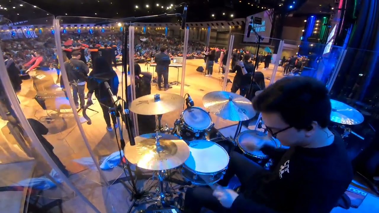 Gracia sublime es (This is amazing grace) - Live Drum Cam (Usar🎧)