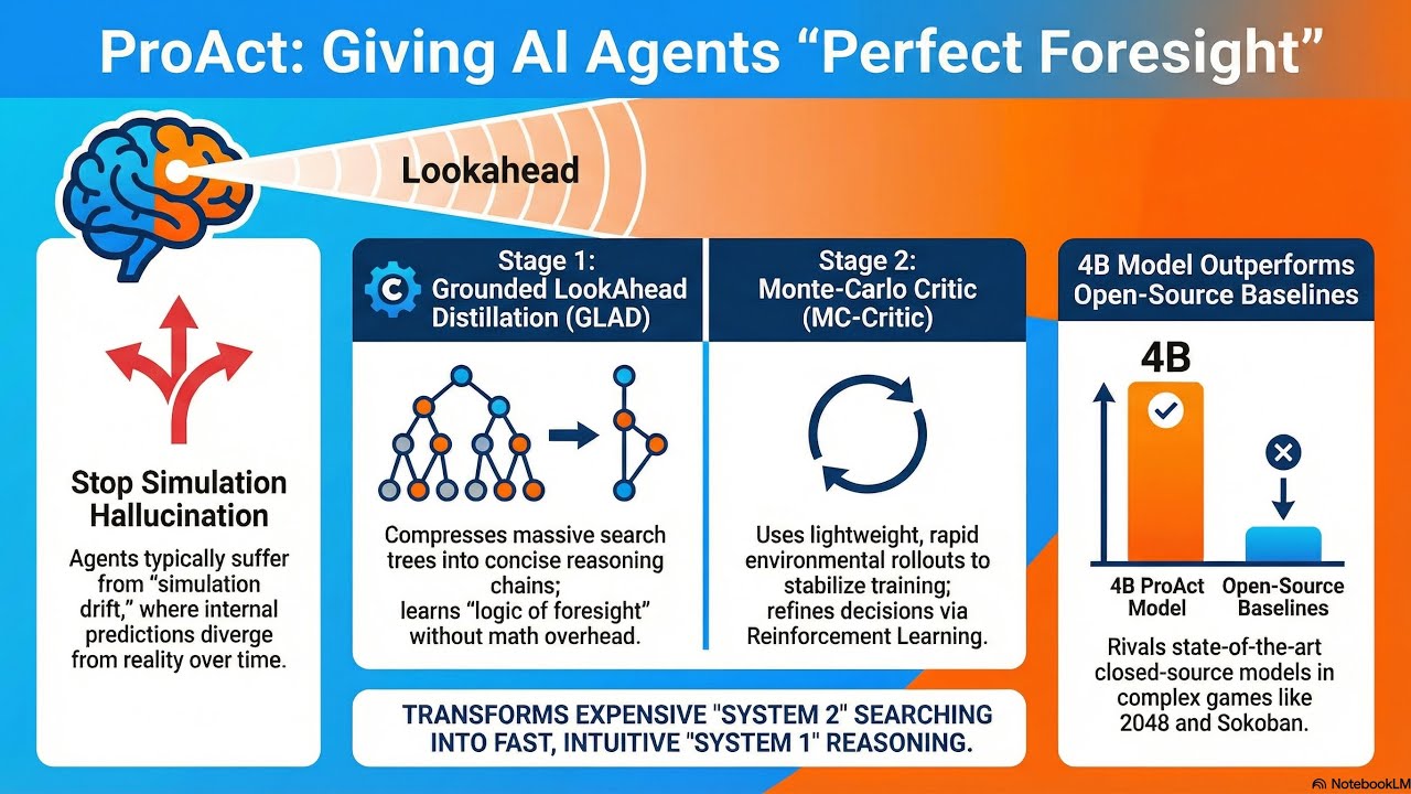 ProAct: Internalizing Lookahead Reasoning in LLM Agents