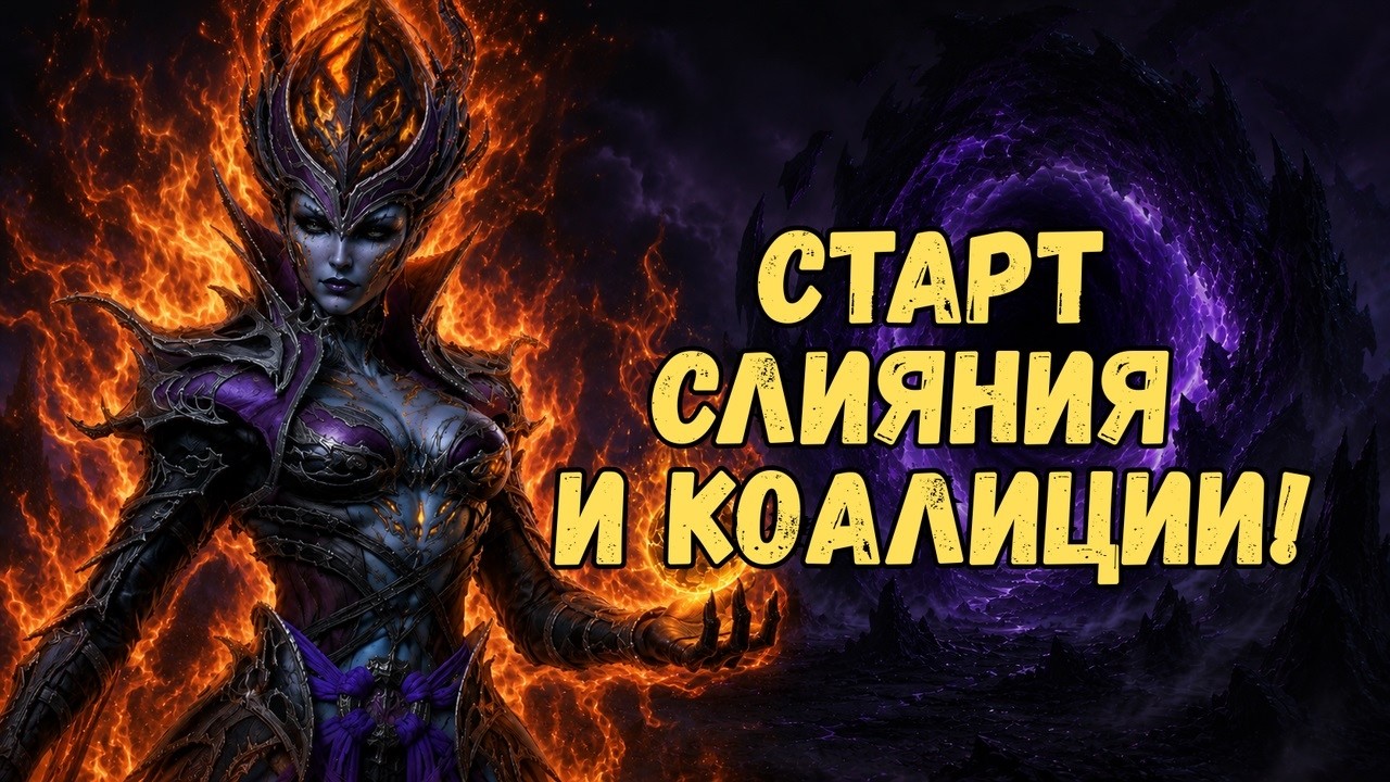 СТАРТ СЛИЯНИЯ и КОАЛИЦИИ/Х25 на СУЛЬФА+ФЕЙДЕ/600+ СБОРОК ГЕРОЕВ в БОТЕ!(18+)RAID SHADOW LEGENDS#raid