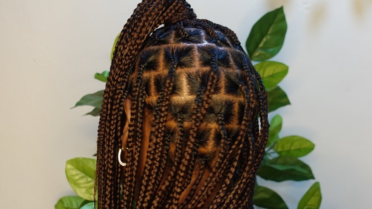Knotless Braids || She said use only 1 pack of hair