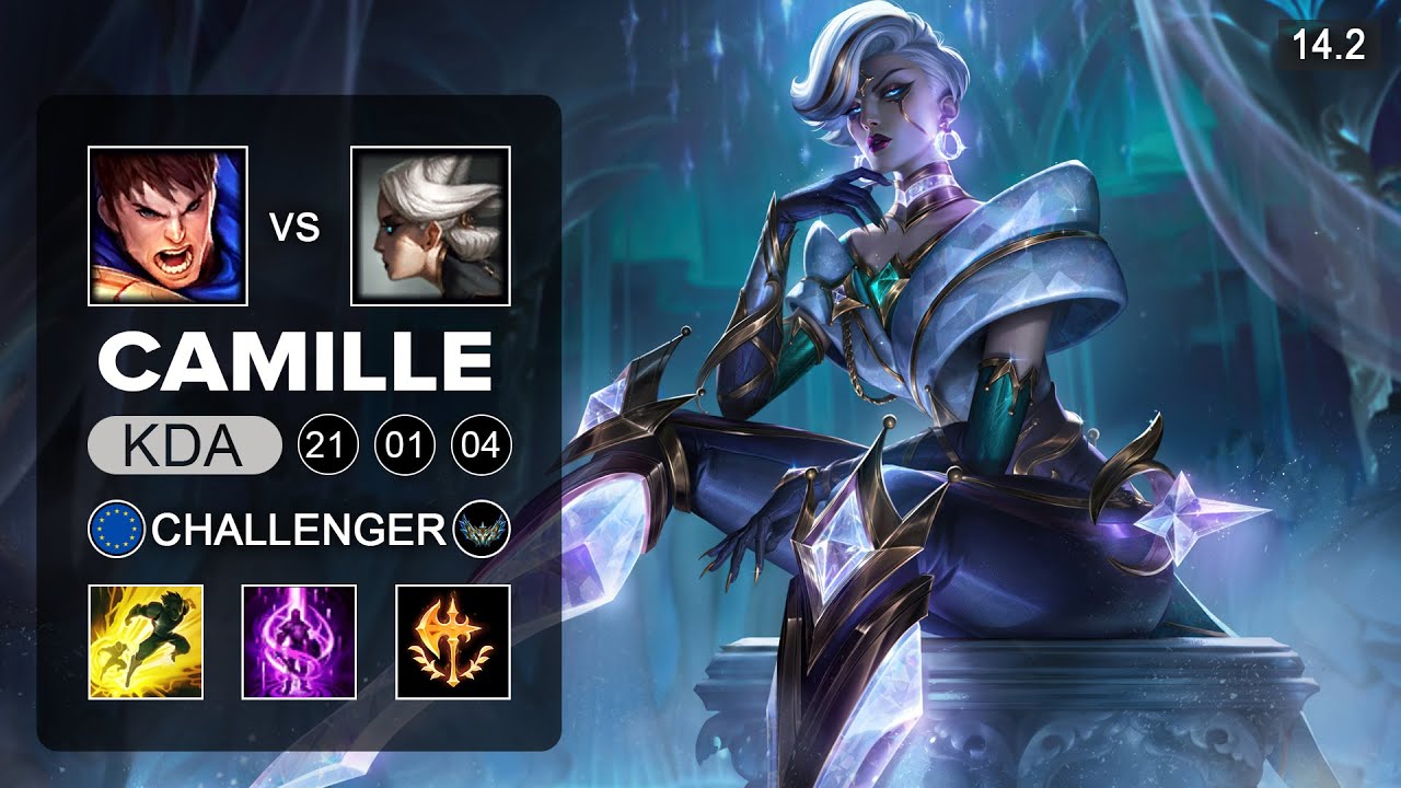 Camille vs Garen Top - EUW Challenger - Patch 14.2 Season1 4