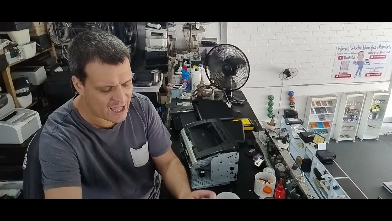 HP LaserJet P1102W fazendo barulho não imprime Resolvido também reparo no solenóide ficou muito bom