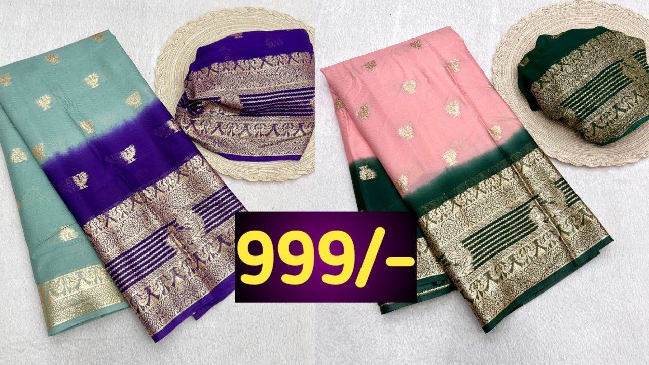 New Viscose sarees || soft designer saree || fancy sarees || Navdiya collection