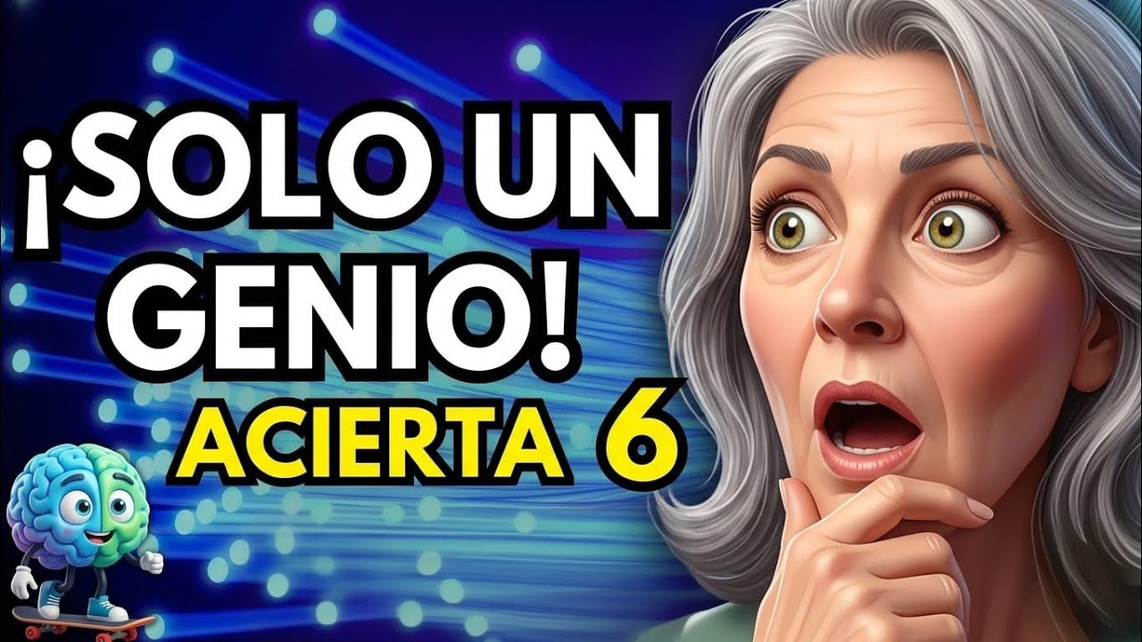 🧠 ¡Solo un Genio Puede Aciertar 6! | Desafío Mega Quiz de Cultura General
