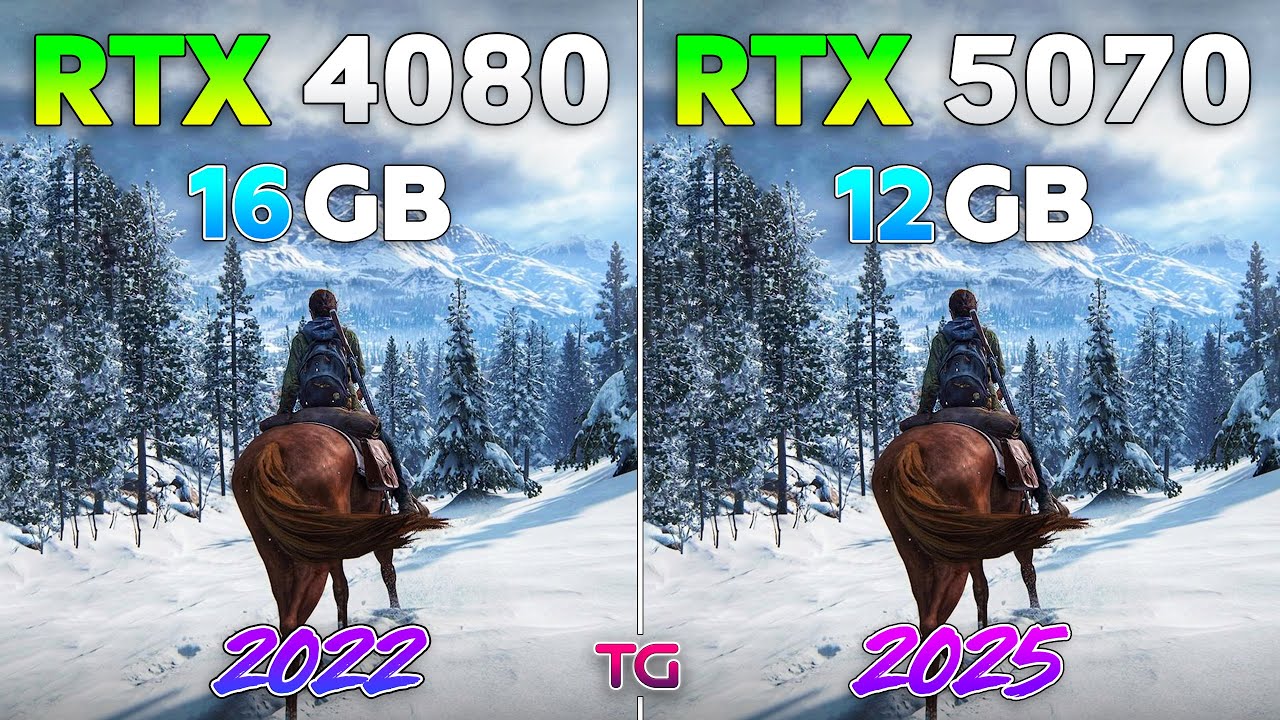 RTX 5070 vs RTX 4080 - Test in 11 Games