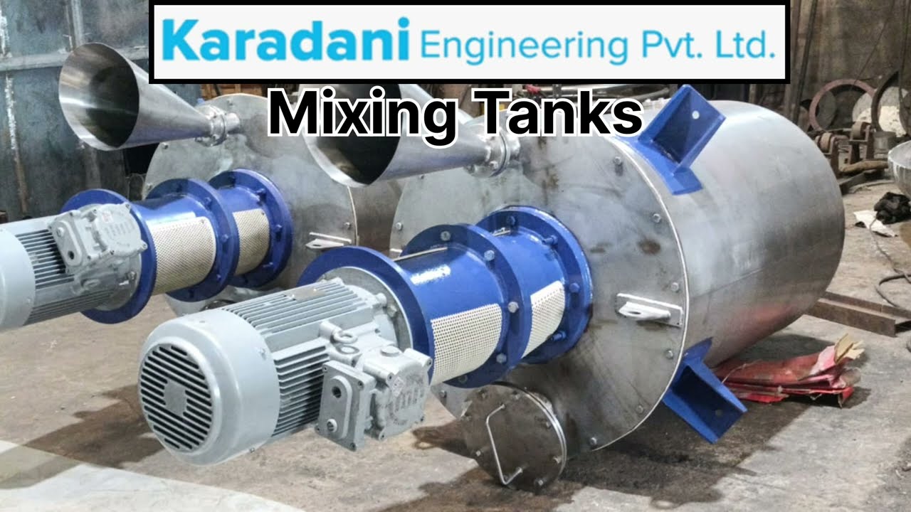 MIXING TANK #highspeedvessel #chemicaltank #manufacturing #karadani #westbengal #export #usa