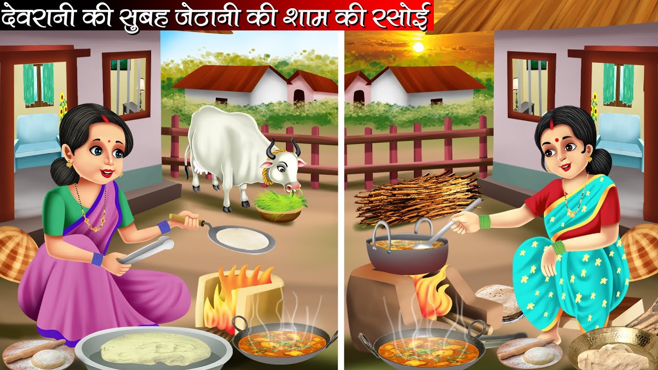 देवरानी की सुबह जेठानी की शाम की रसोई | Devrani Ki Subha Jethani Ki Sham Ki Rasoi | Hindi Kahani