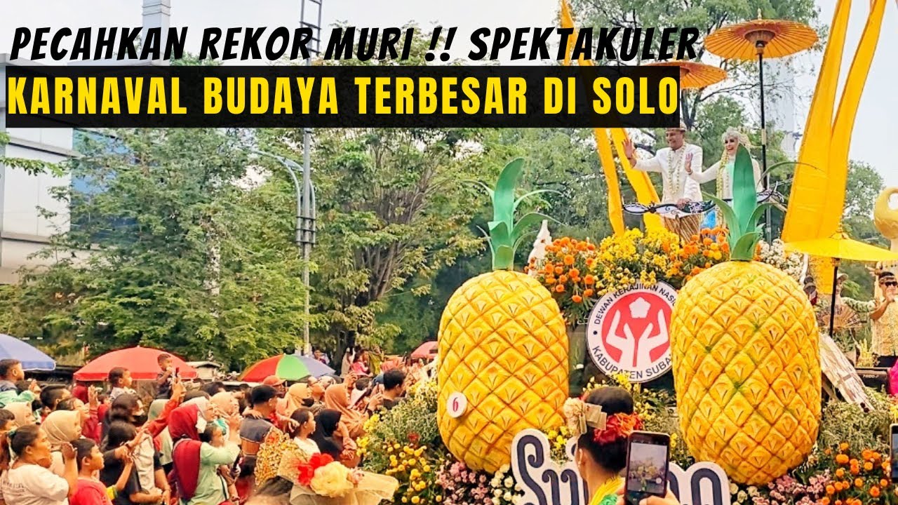 Full Pawai !!! Karnaval Budaya Solo 2024 | HUT DEKRANAS ke 44