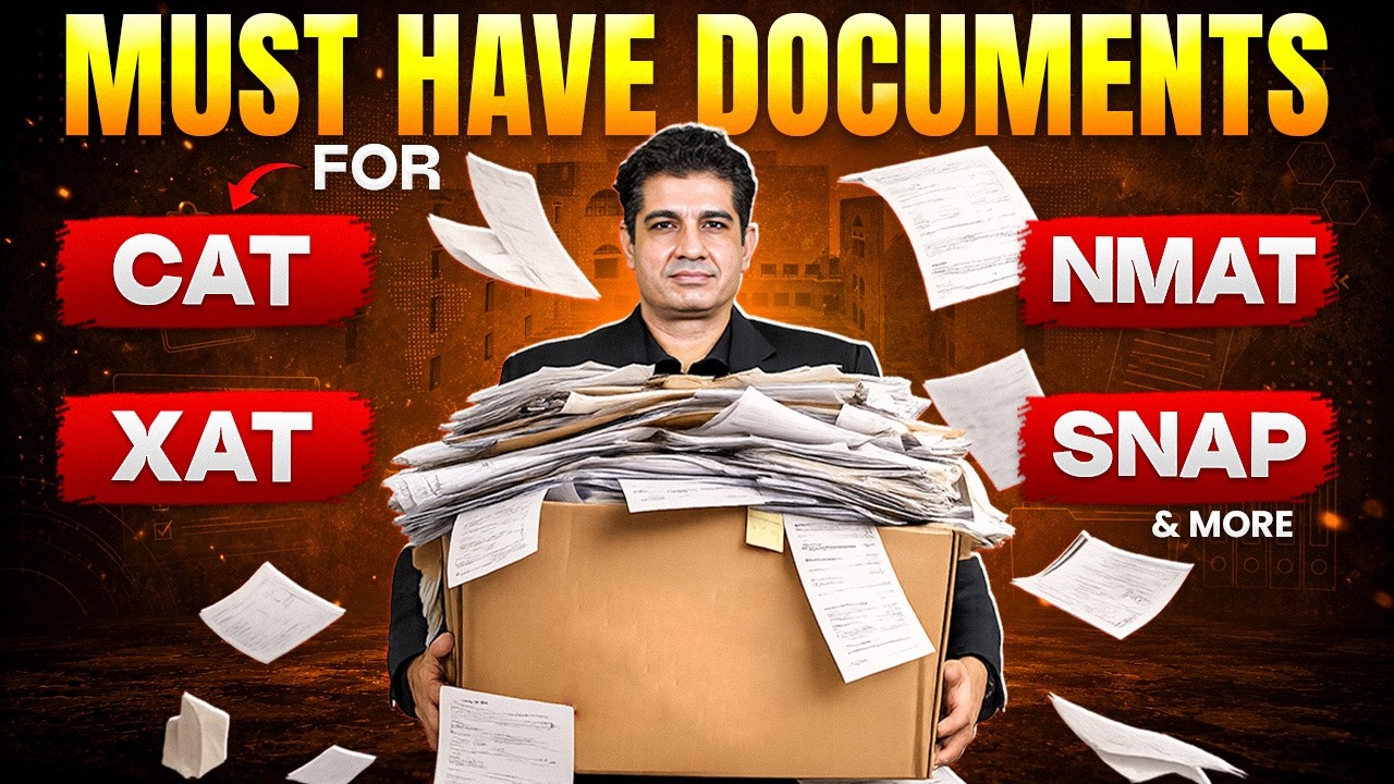Essentials Documents Before Filling CAT 2026, SNAP, XAT, NMAT & OMET Exam Forms