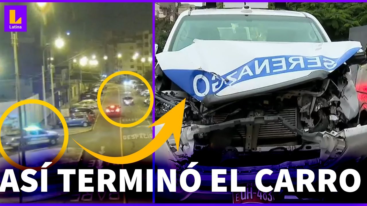 Persecución en Surquillo termina con serenos y delincuentes heridos