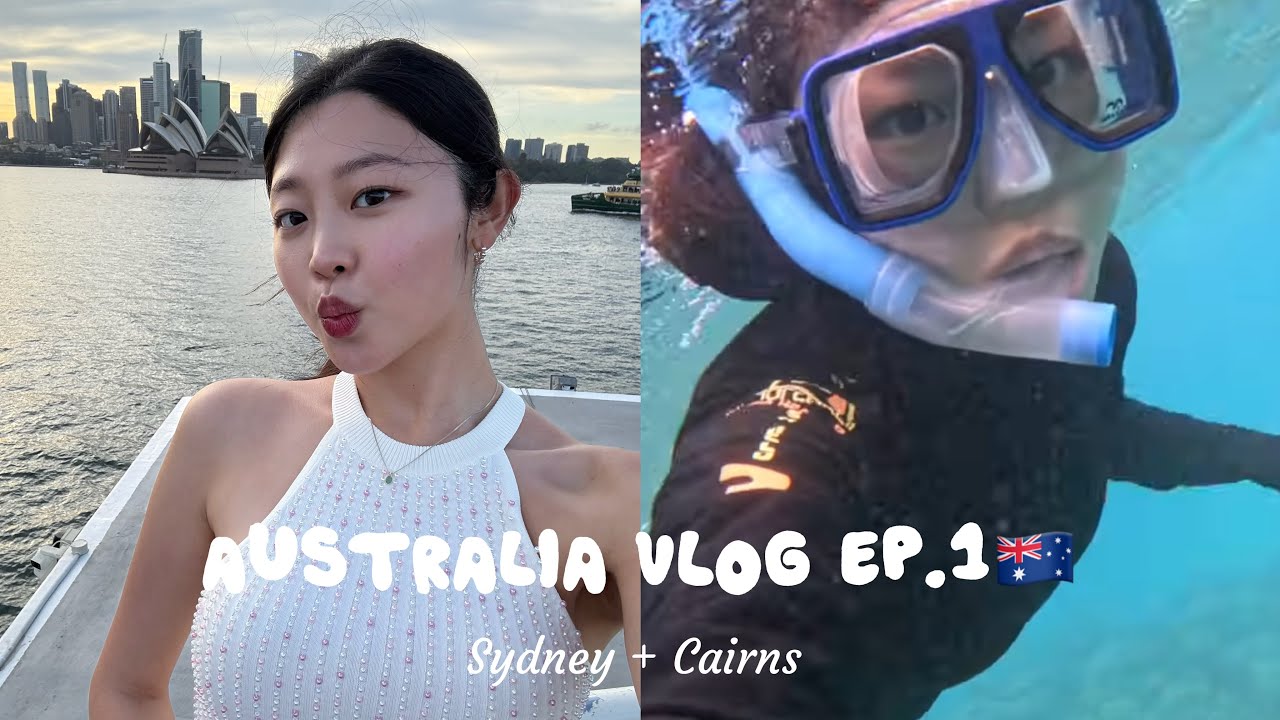 호주 Vlog 1편 - 시드니, 케언즈🇦🇺 | Australia Vlog Ep1. Sydney + Cairns🇦🇺