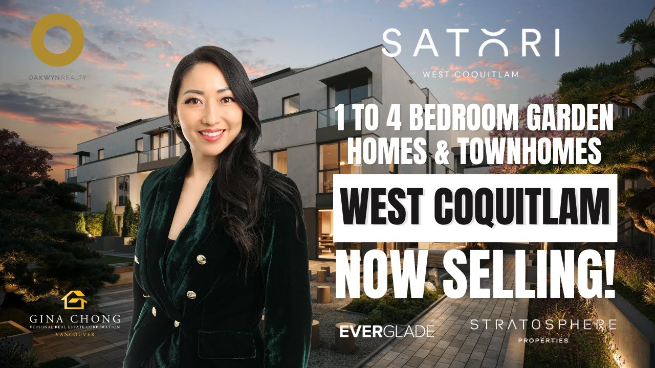Satori by Everglade in West Coquitlam - 1 to 4 bedroom garden homes and townhomes Now Selling!