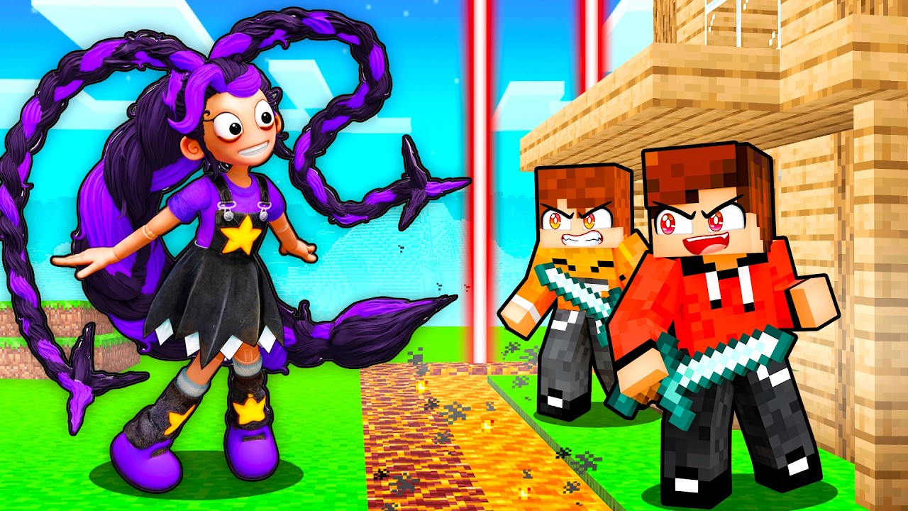 TAJNA BAZA vs LILY z POPPY PLAYTIME w Minecraft!