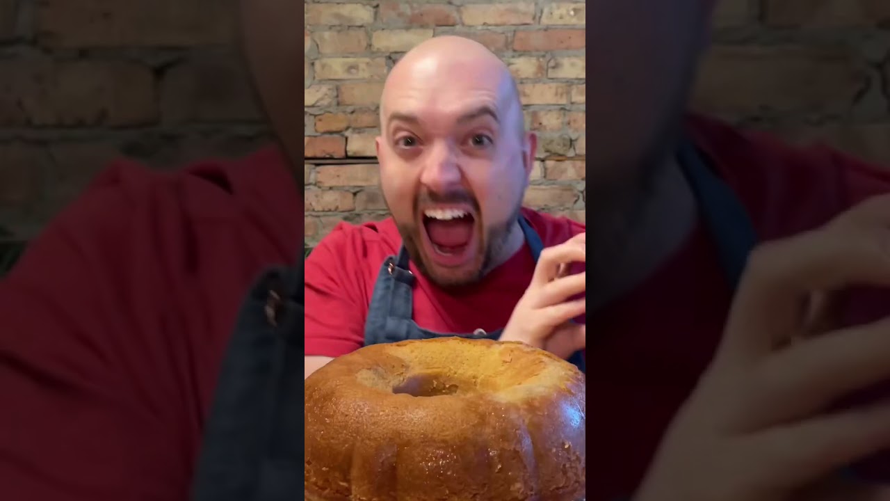 Rum Cake - just add more rum #bakingshorts #bakingtips