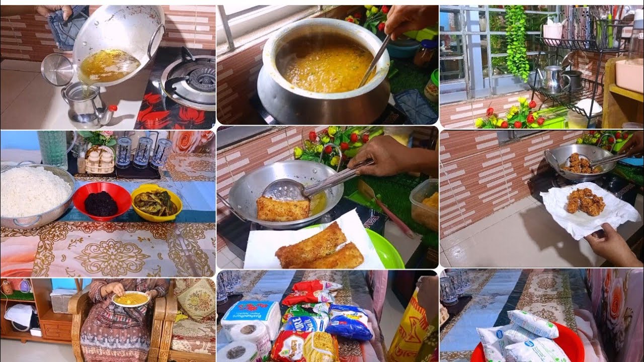 বাসায় মেহমান নিয়ে খুব ব্যস্ত সময় পার করছি ।নাস্তা করে  শুকনো বাজার করলাম। 