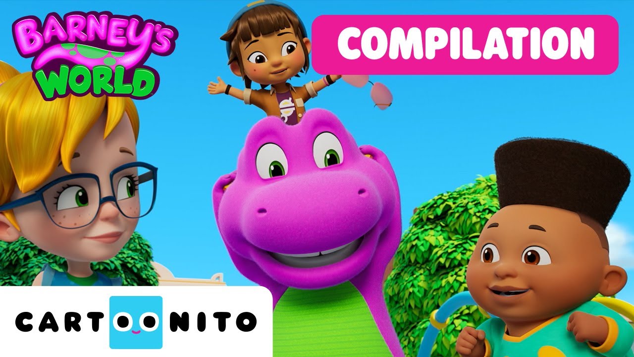 Musical Moments 💗🎵  Barney's World Compilation | Cartoonito | Cartoons for Kids