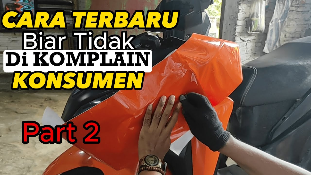 cara pasang scotlet vario samping depan