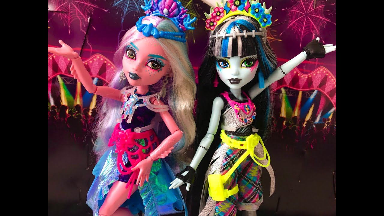 Monster High: Monster Fest Frankie Stein & Lagoona Blue Doll Review - Inbox, Opening, & Unboxing