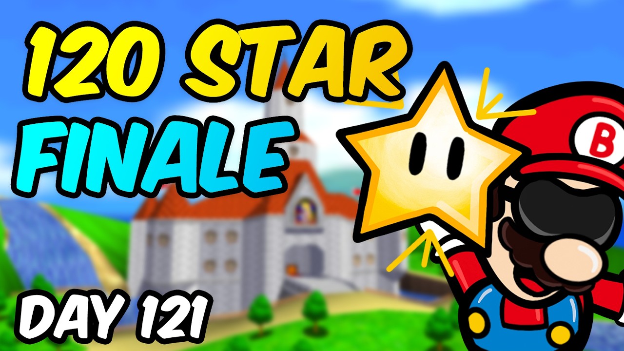 BLINDFOLDED SM64 - 120 Star DDD FINAL STAGE (Day 121) and B3313!