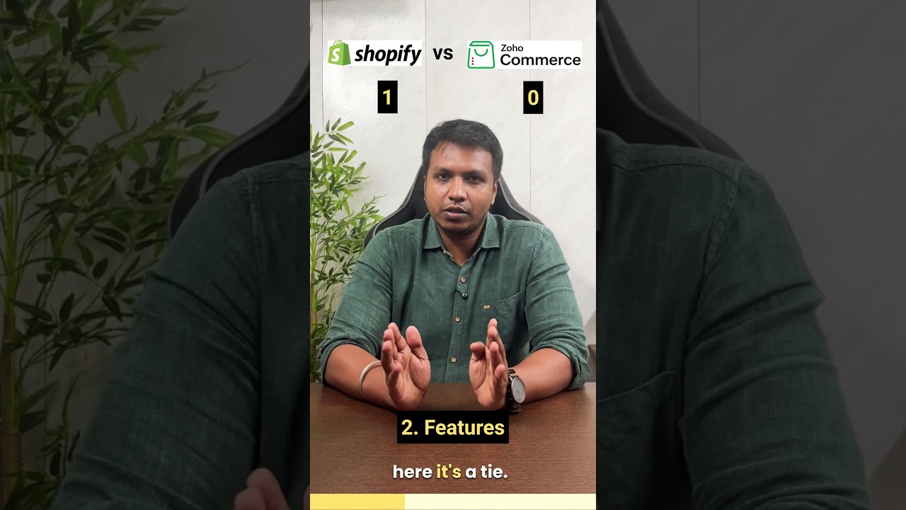 Zoho Commerce vs Shopify in 2026 &ndash; Explained in 60 secs!